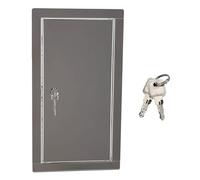 KOTARBAU® Puerta de inspección, 30 x 60 cm, Acero inoxidable, Panel de acceso, Compuerta de fácil acceso, Puerta de revisión, Trampilla para pared o techo, Plateada, Cerradura con llave