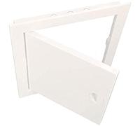 KOTARBAU® Puerta de inspección, 300 x 300 cm, Blanca de plástico ABS resistente, Panel de acceso, Compuerta de fácil acceso, Puerta de inspección, Trampilla para pared o techo