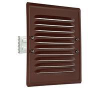 KOTARBAU® Rejilla de ventilación 165 x 165 mm de Metal Rejilla de Escape de Aire Marrón con Malla mosquitera