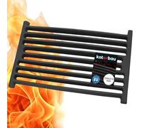 KOTARBAU® Rejilla para Chimenea 32 x 21,5cm Rejilla para Cenizas Rejilla de Pizarra Rejilla de Horno Chimenea Piezas de Repuesto Accesorios de Hierro Fundido Parrilla de Barbacoa Parrilla Rectangular