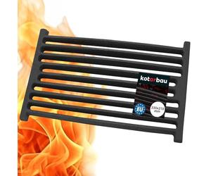 KOTARBAU® Rejilla para Chimenea 32 x 21,5cm Rejilla para Cenizas Rejilla de Pizarra Rejilla de Horno Chimenea Piezas de Repuesto Accesorios de Hierro Fundido Parrilla de Barbacoa Parrilla Rectangular