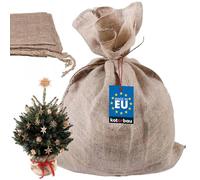 KOTARBAU Saco de yute - 60 x 80 cm - Bolsa de yute - Protección de invierno para plantas en macetas - Saco de yute para árbol de Navidad - Saco de Papá Noel - Universal - Sacos de yute para plantas