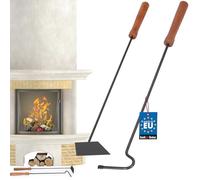 KOTARBAU® Set de Herramientas para Chimenea - Rascador de Denizas - Atizador para Chimenea - Utensilios Fuego - Larga Duración - Seguro - Funcional