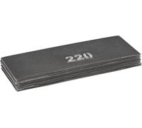 KOTARBAU® Set de Hojas de Lija, Grano: 220, Forma Rectangular, Malla abrasiva, Rejilla adherente, Carburo de silicio, Malla para lijadoras y pulidoras, para Alisar Juntas o Paredes de Yeso, 5 UD