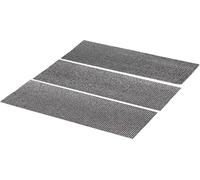 KOTARBAU® Set de hojas de lija, Grano: 40, Forma rectangular, Malla abrasiva, Rejilla adherente, Carburo de silicio, Malla para lijadoras y pulidoras, Para alisar juntas o paredes de yeso, 5 UD