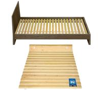 KOTARBAU® Somier de láminas de madera para cama - Marco estable - Óptima circulación del aire - Construcción robusta - Ideal para colchón, naturaleza, 90 x 200 cm