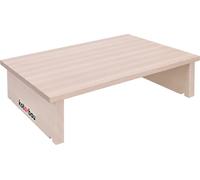 KOTARBAU® Tablero de mesa para estanterías de vino, 730 x 360 mm, placa de madera, encimeras de madera de haya de clase A para estante para 6 botellas por estante, estable y decorativo, color natural