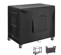 Kovshuiwe Cubierta de Mesa para Exteriores 36 x 24 x 35 Pulgadas, para Carrito de Parrilla de Acero Inoxidable Con Ruedas