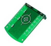 kowaku Floor Target Placa de Objetivo Magnético Tarjeta de Medición Herramienta para Medición con Película Reflectante Adecuada para Carpintería Oficina, Verde