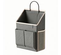 kowaku Organizador Pared con Bolsillo Malla Ligero Organizador Colgan Cabecera Lavable Bolsa Almacenamiento para Estudians, Cama Elevada para Dormir, Gris