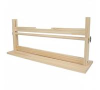 kowaku Soporte de Papel de Caligrafía Portarrollos Dispensador Organizador de Madera con Base Plana Amplia y Alimentación Suave del Rollo para Escritura, Grande 55 Cm