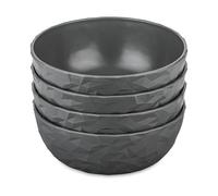 Koziol Cuenco Club Ø16.2 cm. 4-pack termoplástico biocircular Nature ash grey