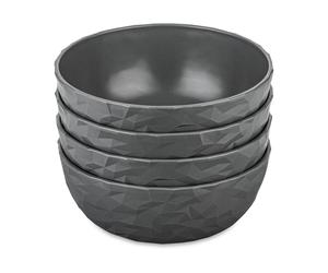Koziol Cuenco Club Ø16.2 cm. 4-pack termoplástico biocircular Nature ash grey