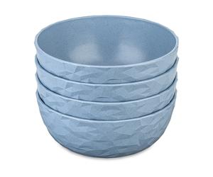 Koziol Cuenco Club Ø16.2 cm. 4-pack termoplástico biocircular Nature flower blue