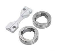 KP1696-035S - Kit de rollo de transmisión para Lincoln para Power MIG 216 255XT - Rodillo alimentador de alambre sólido de metal .035 con placa guía para una alimentación suave