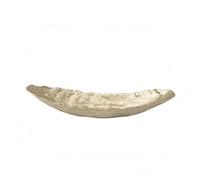 KQFCAZRE Bandeja Alargada Aluminio Borde Realzado Bandeja Martillada Aluminio Resistente Al Óxido Adorno, Plateado Martillado, Grande 59 17.5 H12cm