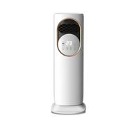 KQFCAZRE Climatizador Evaporativo con Calefacción Silencioso Torre Frío y mperatura Cálida Oscilan Ventilador y Calefactor Torre para Dormitorio