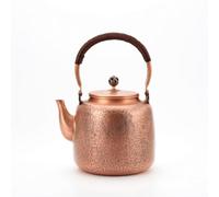 KQFCAZRE Hervidor Cobrizo con Colador Martillado Tetera Cobre a Mano para Entusiastas l Té, Cocina, 2000 Ml, Patrón De Martillo 7
