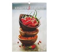 Kräuter & Gewürze 2027: Wandkalender 29,7x42 cm mit Feiertagen, Platz für Notizen