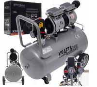 kraft&dele Compresor Sin Aceite 50L 1500W 8 Bar Compresor de Aire Silencioso