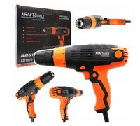 Kraft&dele Elektro-Bohrschrauber 880W 2 Platos + LED KD1673 Funcionamiento de