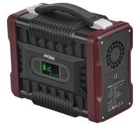 KRAFT&DELE | Estación de energía portátil, 222Wh, 20Ah, 11.1V, generador solar con salida AC, ideal para jardín, fiestas, viajes, camping, caravanas y situaciones de emergencia