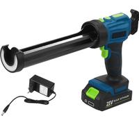 KRAFT&DELE | Pistola robusta para cartuchos, 21V, 2500mAh, con batería, prensadora de cartuchos, pistola para cartuchos ergonómica