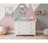 KraftKids Cambiador XXL ancho 107,5 cm con compartimento separador para HEMNES
