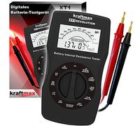 Kraftmax XT1 Revolution V2 - Comprobador de batería profesional (incluye prueba de resistencia interna)