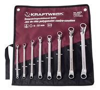 KRAFTWERK 3497R - Bolsa 8 llaves estrella plana 2 bocas 6-22 mm