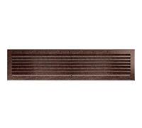 Kratki Rejilla de ventilación Rejilla de Chimenea Fresca 17cm x 70cm Cobre