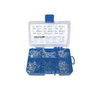Kreg Juego de tornillos, tornillos para madera para conexiones de orificios, juego de 260 piezas, tornillos gruesos y finos
