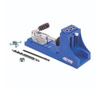 Kreg Plantilla de agujero de bolsillo K4 - Plantilla ajustable y versátil para juntas fuertes - Crea juntas perfectas y sólidas - Guías de taladro fácilmente ajustables - para materiales de 1,27 cm a