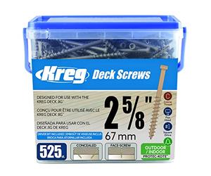 Kreg Tool Company SDK-C262W-525 - Tornillo de cubierta (525 CT), 525 CT