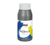 KREUL 17086 - Triton Líquido Acrílico Grafito 750 ml, Pintura acrílica artística de alta calidad con un carácter ligeramente fluido, secado mate intenso.