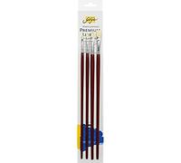 Kreul 44240 - Solo Goya set de pinceles de cerda, para pintura profesional al óleo, 4 pinceles planos en tamaños 2, 6, 8 y 10