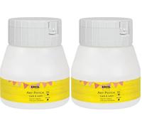 KREUL 49252 - Art Potch Barniz Cola Transparente 250 ml Cola a base de agua para la decoración y la servilleta Adecuado para madera, cerámica, piedra y cartón (Paquete de 2)
