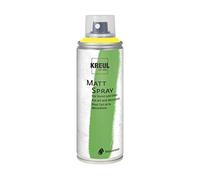 KREUL 76312 - Spray de color amarillo, 200 ml, pintura clásica mate en spray a base de agua altamente pigmentada e impermeable resistente a la espuma de poliestireno para interiores y exteriores