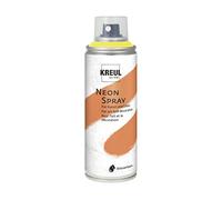 KREUL 76371 - Spray de color, amarillo neón 200 ml, pintura fluorescente en spray a base de agua, luminosidad intensa sobre fondo blanco, brilla bajo luz negra