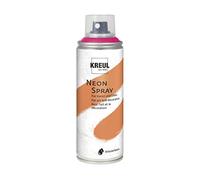 Kreul 76372 - Spray de color, rosa neón 200 ml, pintura fluorescente en spray a base de agua, luminosidad intensa sobre fondo blanco, brilla bajo luz negra