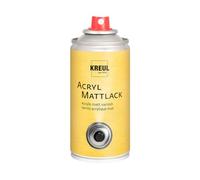 KREUL 821150 - Barniz acrílico mate, lata aerosol 150 ml, incoloro, no amarillea, barniz protector universal de secado mate para cartón, madera, vidrio, porcelana, cerámica