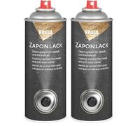 KREUL 840400 - Zapon Barniz en Spray 400 ml Barniz protector transparente para superficies metálicas brillantes Antideslumbrante, antidecoloración y anticorrosión (Paquete de 2)