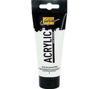 KREUL 84150 - Solo Goya Acrílico, Tubo 100 ml, Blanco nacarado, cremoso, Pintura acrílica versátil en Calidad de Estudio, a Base de Agua, Secado rápido y Mate, Buena cubrición