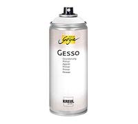 KREUL 85274 - SOLO GOYA Gesso blanco aerosol 400 ml, para imprimaciones sin pinceladas visibles, seca mate, resistente al agua, a base de alcohol/agua