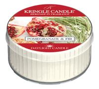 Kringle Candle Pomegranate & Fir Daylight vela de té 42 g