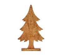 Krist+ Árbol de Navidad 5,1 x 49,5 x 25,5 cm Dorado Madera