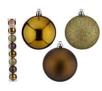 Krist+ Set de 24 Bolas de PVC de 7 cm Verde Oliva