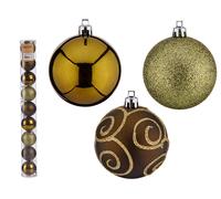 Krist+ Set de 30 Bolas de PVC 6 cm Verde Oliva