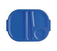 Kristallon dl129 Compartimento de Alimentos bandejas, Azul (Pack de 10)