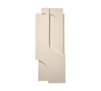 Kristina Dam Studio Decoración de pared Serif Relief L Off white